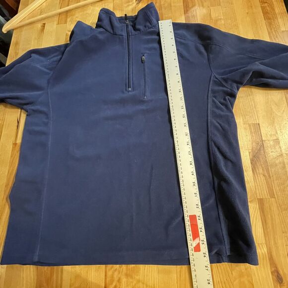 L.L. Bean Fleece Sweater 1/4 Zip Long Sleeve Pullover Mens‎ Large EUC - Picture 10 of 11